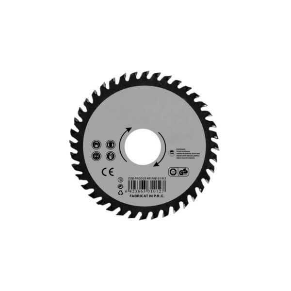 Disc circular vidia pentru lemn, 40T, 140 mm x 22.2 mm