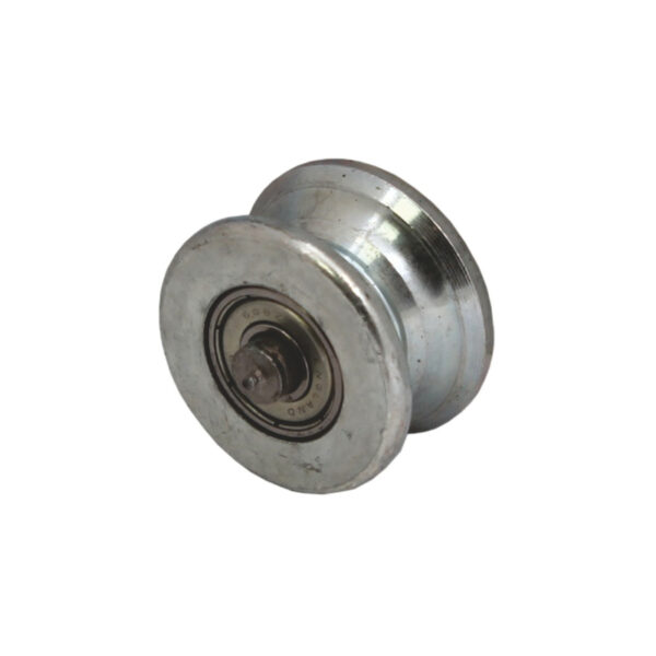 Rola metalica, pentru poarta, cu bolt, 100 mm