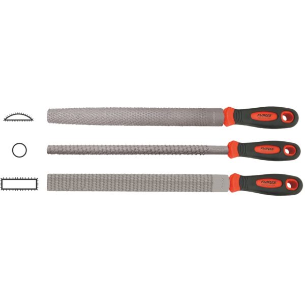 Set raspel, 435 mm (3 buc./set)