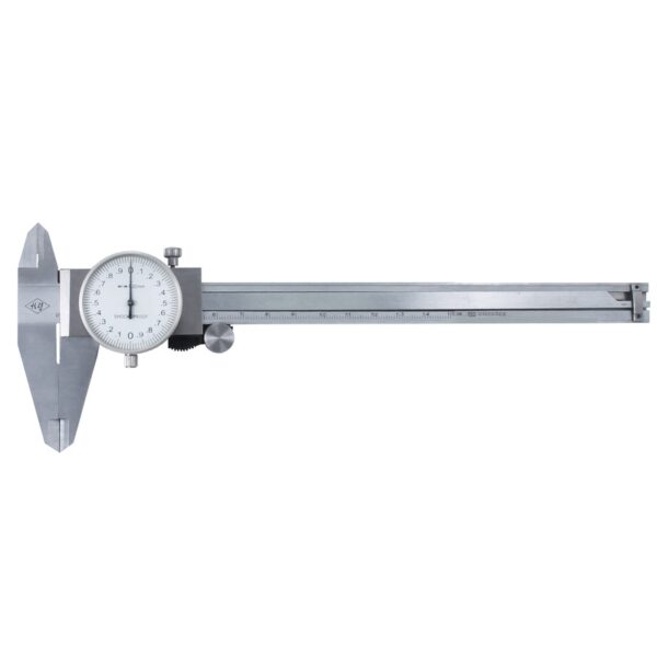 Subler mecanic cu ceas, interval de masurare 0 – 150 mm, L-150, precizie 0.02 mm, din otel