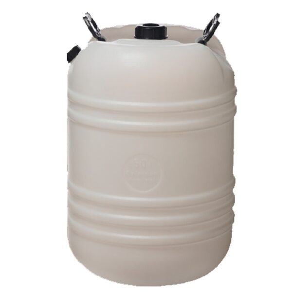 Bidon din plastic pentru apa cu 2 busoane (50L)