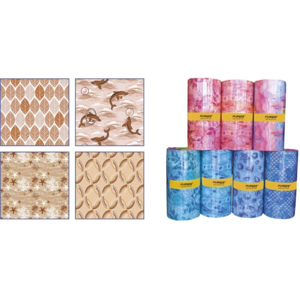 Burete cu absorbtie pentru baie cu tenta albastra NR.580-A (15Mx65CM)