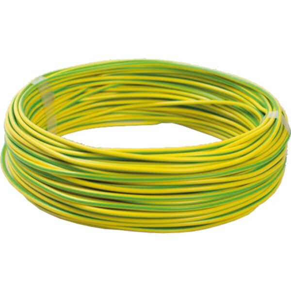 Cablu conductor FY, 2.5 mm, rola 100 m, verde galben