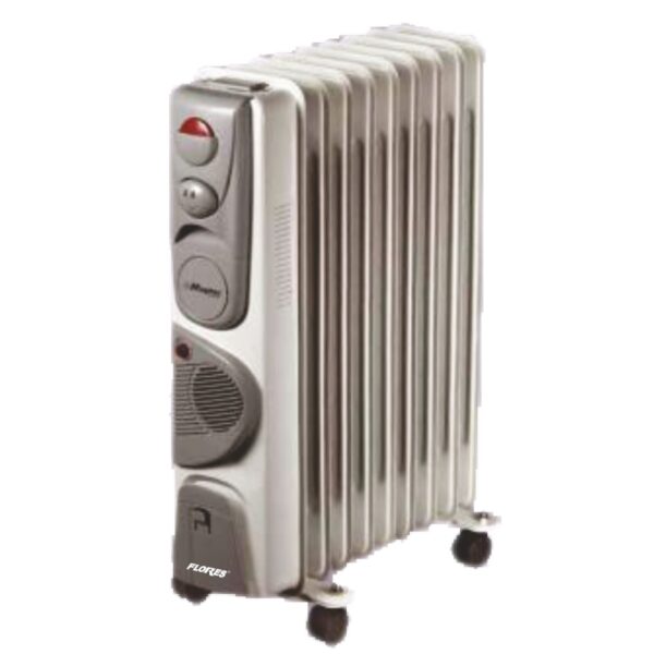 Calorifer pe ulei cu ventilator (11 elementi 1500W)