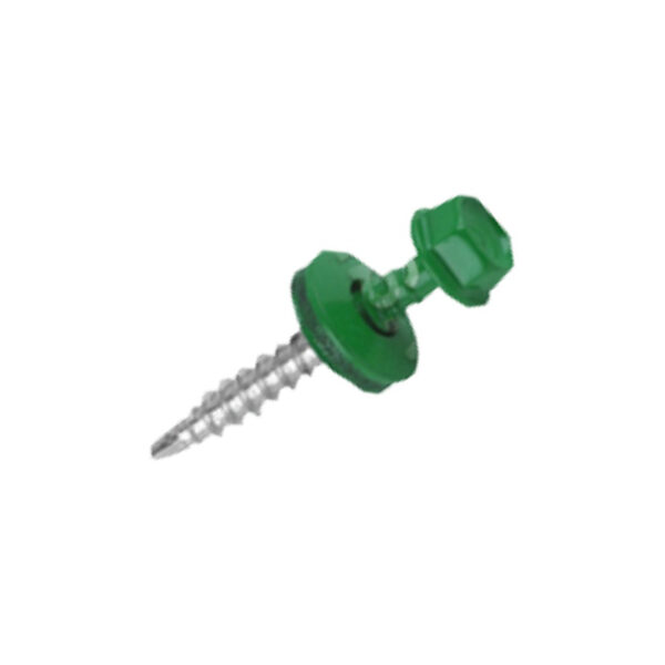 Holsurub autoforant cap hexagonal verde (4.8MMx50MM)