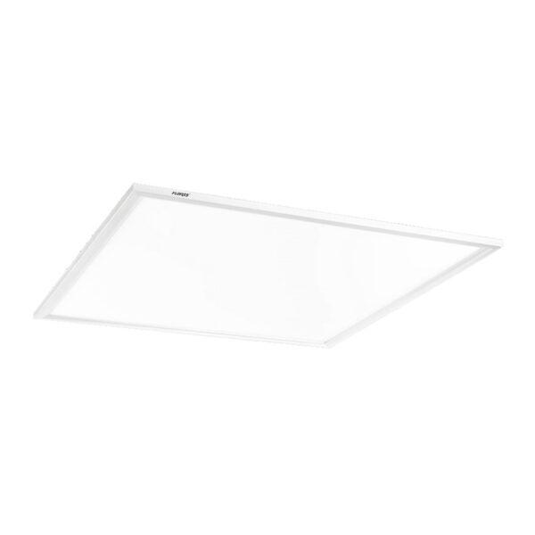 Lampa alba pentru tavan casetat cu led si clipsuri (60CMx60CMx36W)