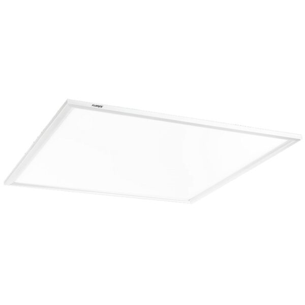 Lampa alba pentru tavan casetat cu led si clipsuri (60CMx60CMx68W)