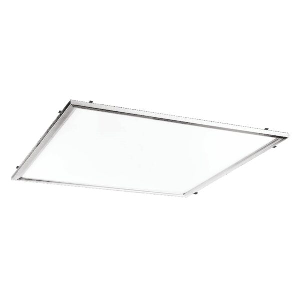 Lampa crom pentru tavan casetat cu led si clipsuri (60CMx60CMx36W)