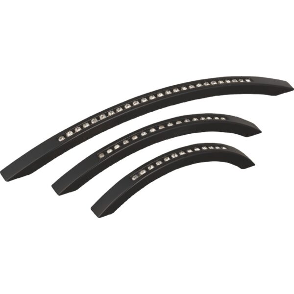 Maner negru din plastic cu model (X3-81-160MM)